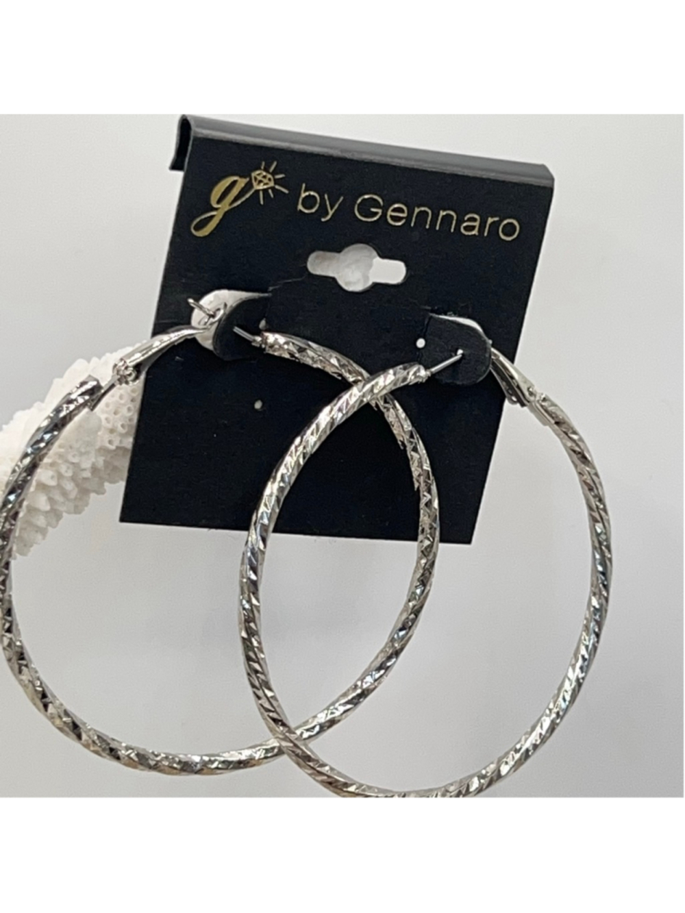 Gennaro silver hoop earrings